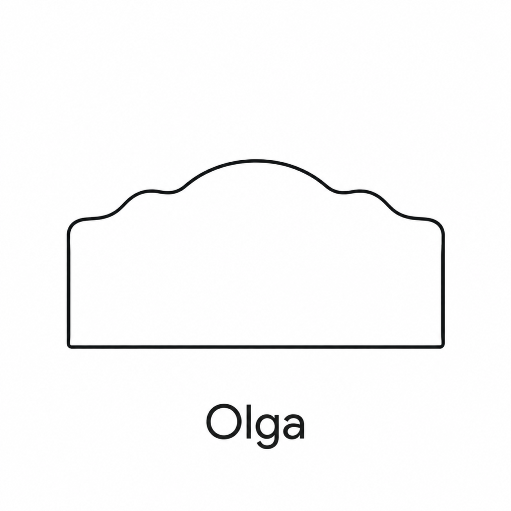 Cabecero tapizado modelo Olga de KALENA